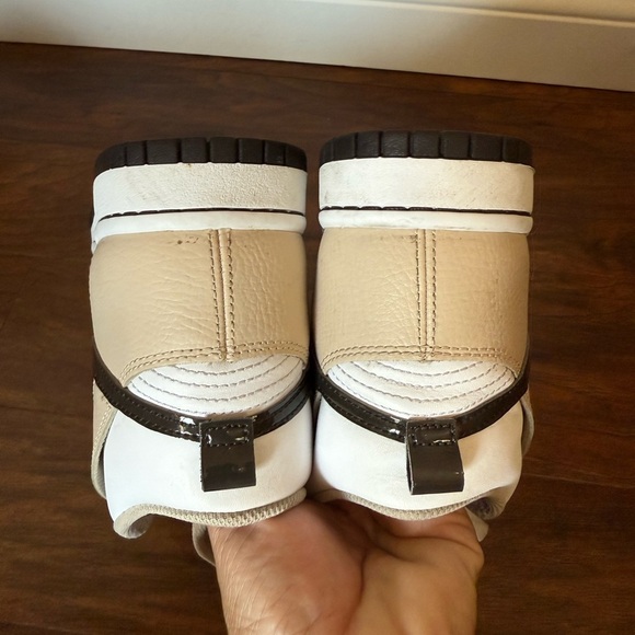 Nike Dunk High Sanddrift Beige and White Sneakers-Size 7.5 - Picture 4 of 11